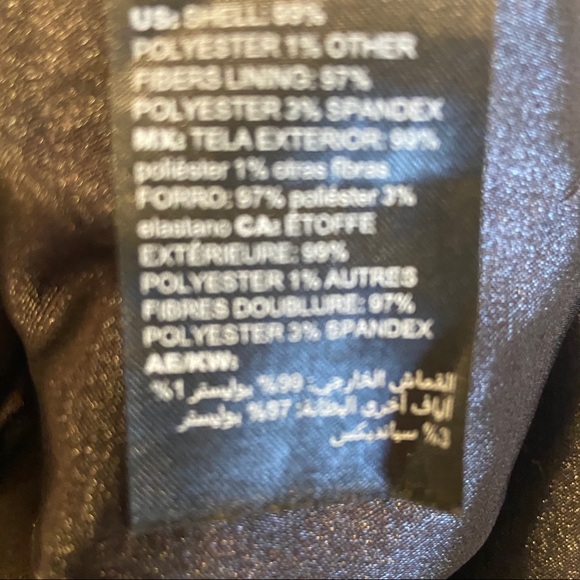 WHBM Black Sleeveless Pinstripe Sheath Dress Sz 6 - Picture 9 of 10